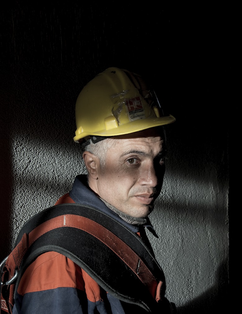 Installateur aan het werk