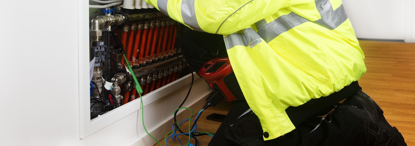Vakwerk, netjes geïnstalleerd