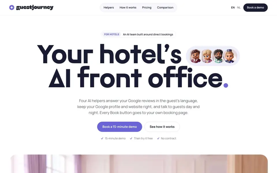 Website van GuestJourney